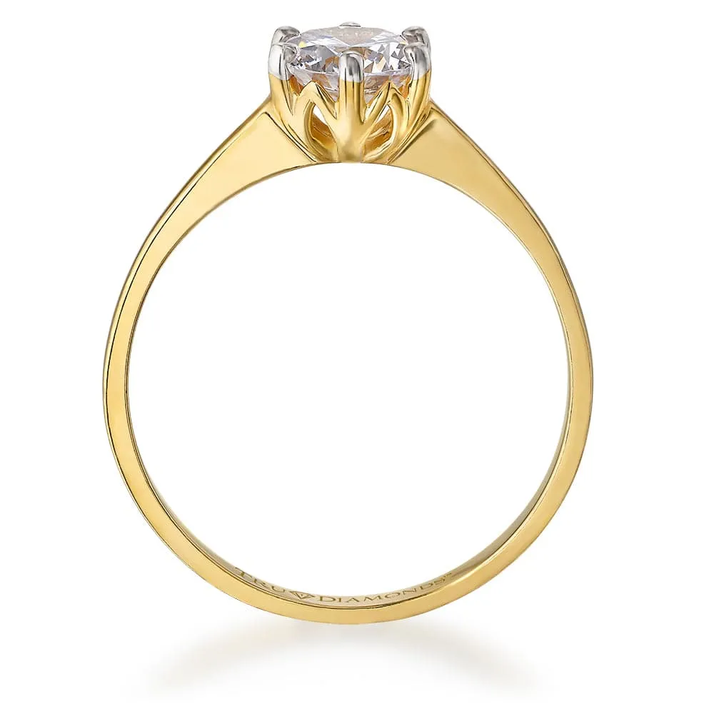 1 ct. Tulip Solitaire Ring