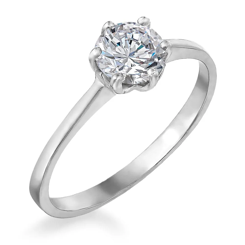 1 ct. Tulip Solitaire Ring