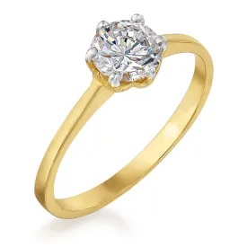 1 ct. Tulip Solitaire Ring