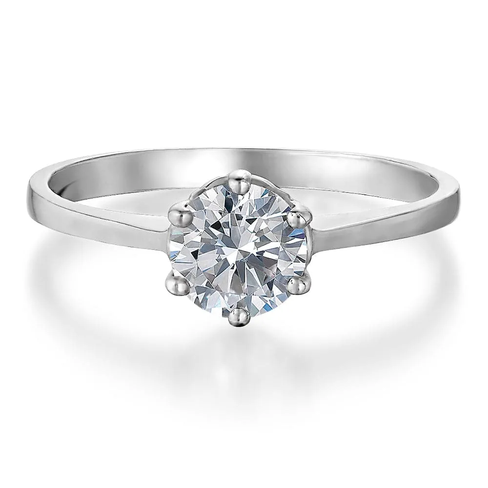 1 ct. Tulip Solitaire Ring