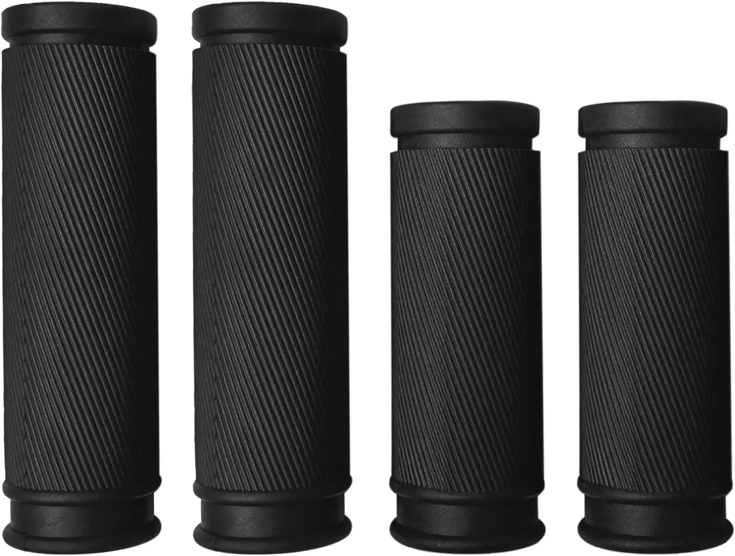 4Pcs Bike Handlebar Grips,Short Mini Bicycle Handlebar Grips Rubber 85mm 105mm Fit Twist Shift and Revoshift