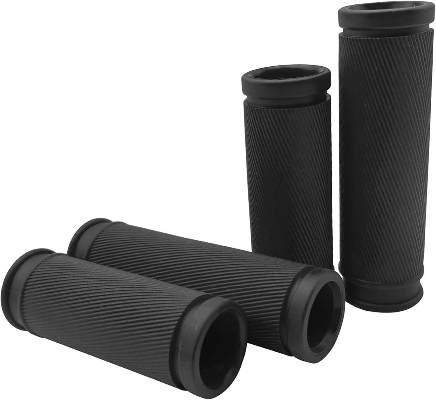 4Pcs Bike Handlebar Grips,Short Mini Bicycle Handlebar Grips Rubber 85mm 105mm Fit Twist Shift and Revoshift