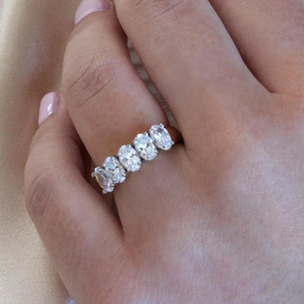 5-Stone Oval  Ring