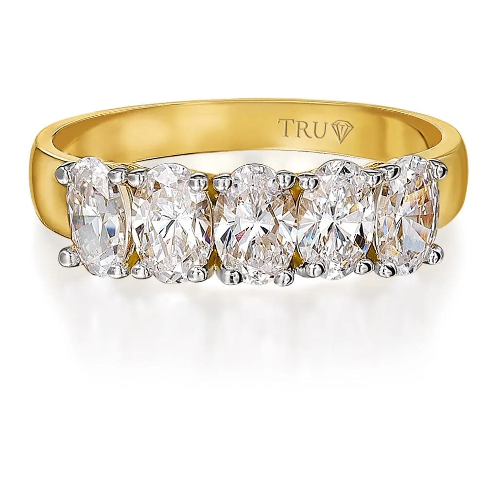 5-Stone Oval  Ring