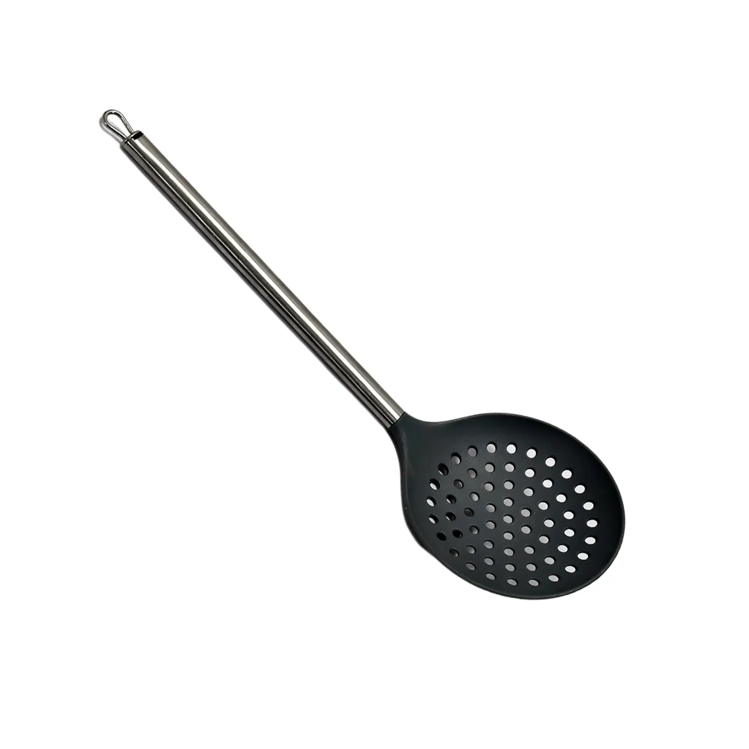 5202 Silicone Slotted Skimmer Strainer Spoon For Kitchen Use ( 1 pcs )