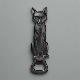 Alchemy Black Cat Gothic Cast Iron Bottle Opener