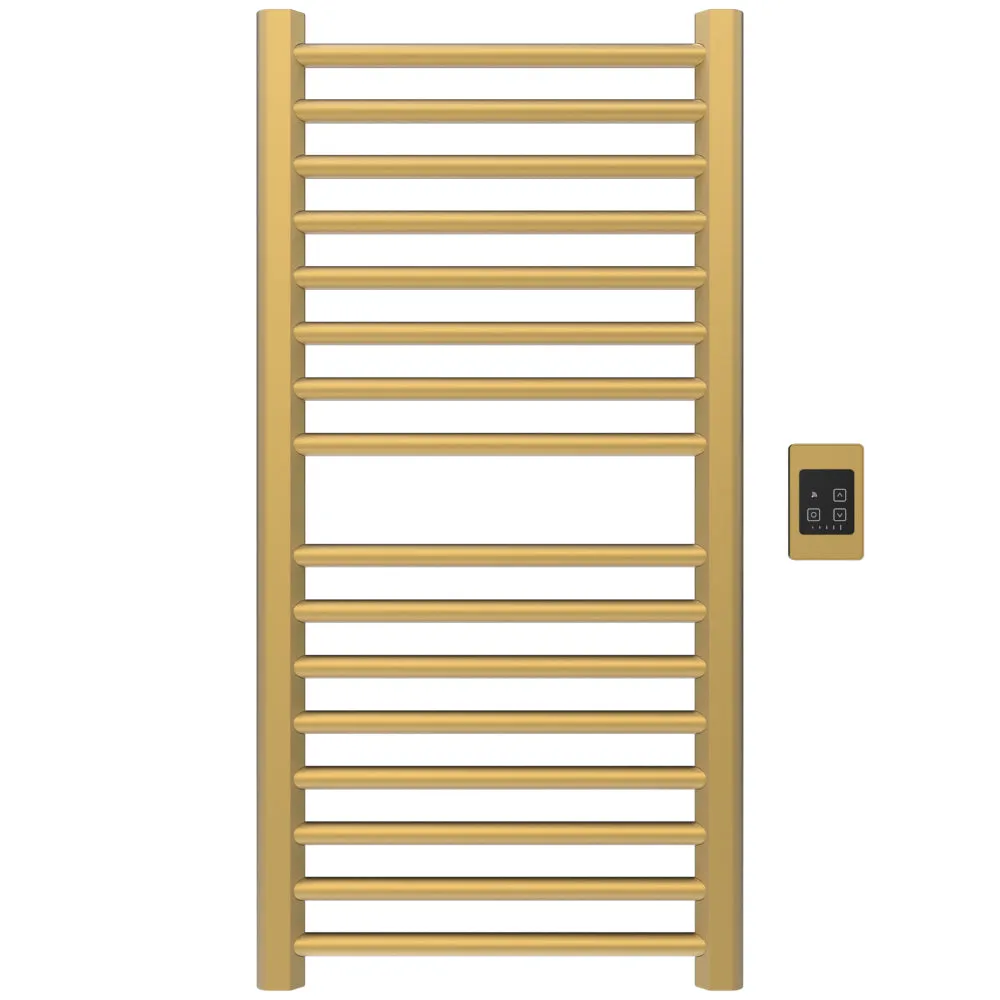 Amba S2142SB.2 Sirio S2142 Hardwired Towel Warmer in Satin Brass