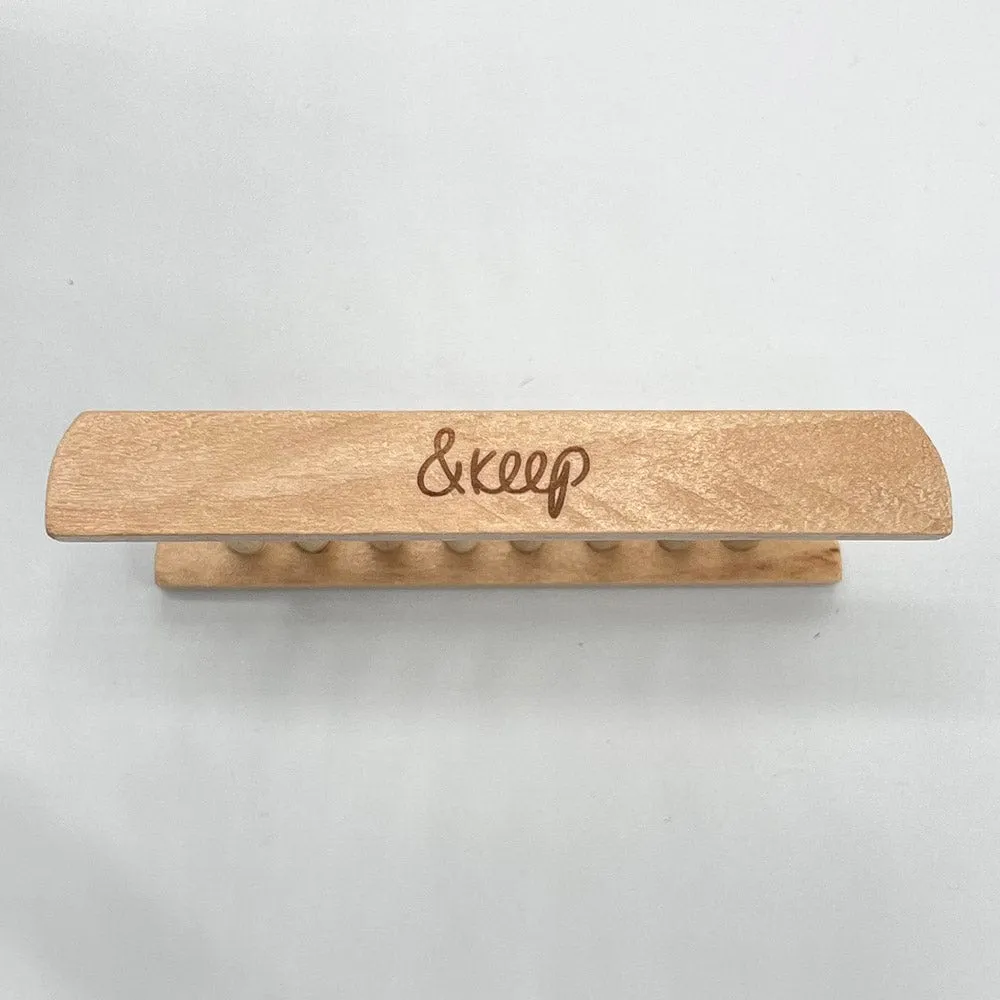 &Keep Wooden Soap Rack