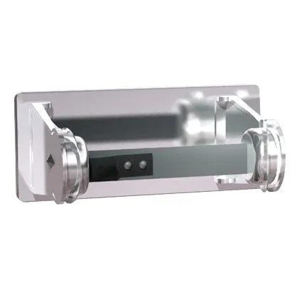 ASI 0710 Commercial Toilet Paper Dispenser, Surface-Mounted, Steel w/ Chrome Finish