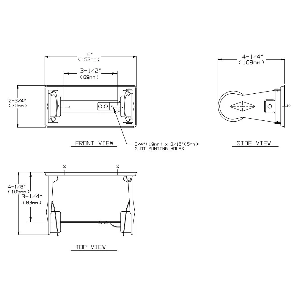 ASI 0710 Commercial Toilet Paper Dispenser, Surface-Mounted, Steel w/ Chrome Finish