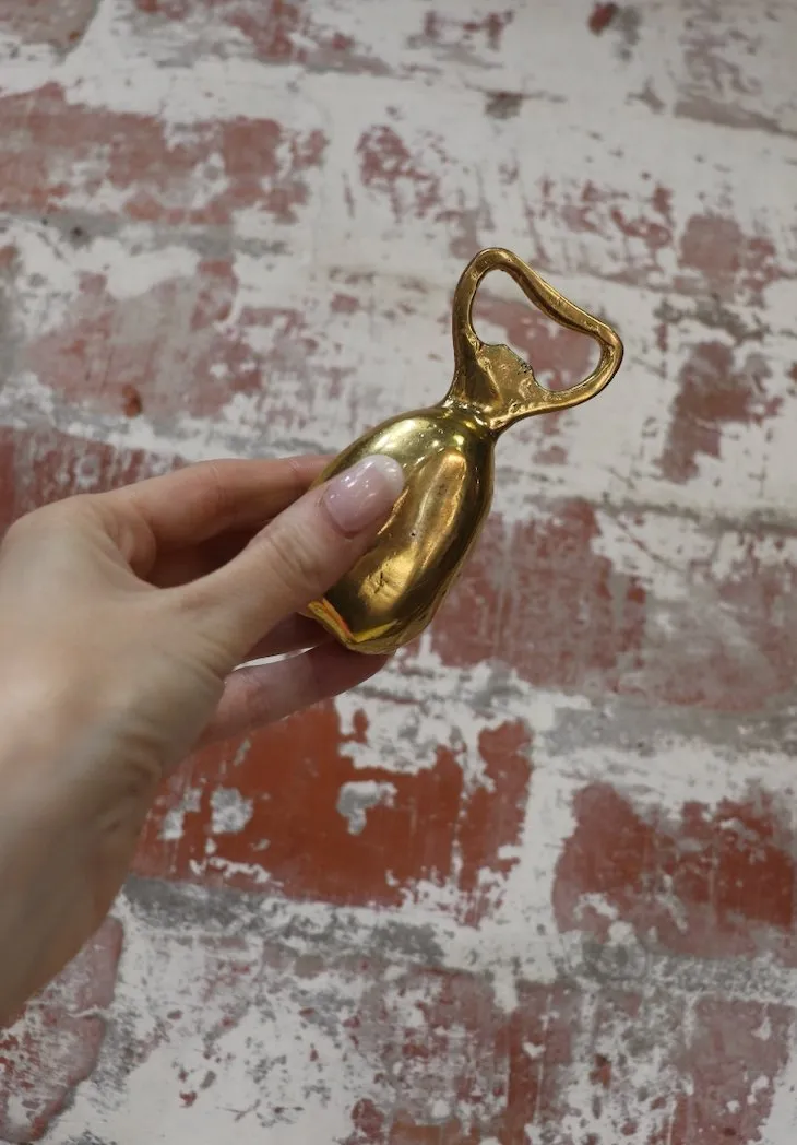 Brass Bottle Opener - The Bump