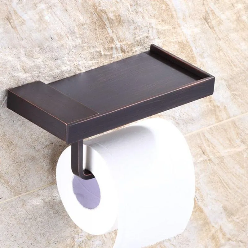 Brass Finished Bathroom Toilet Paper Holder Roll