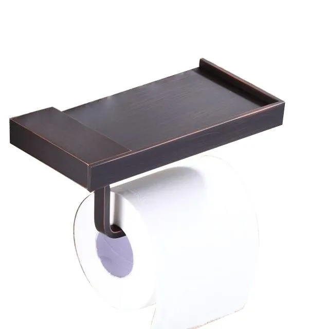 Brass Finished Bathroom Toilet Paper Holder Roll