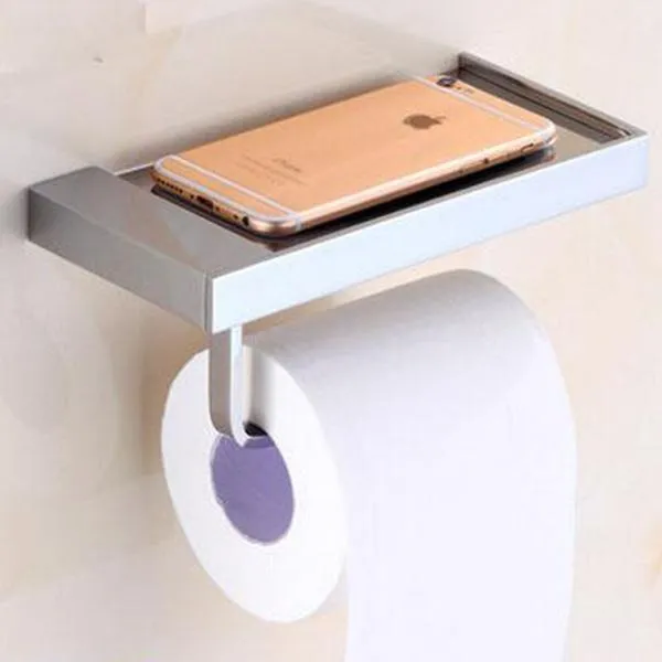 Brass Finished Bathroom Toilet Paper Holder Roll