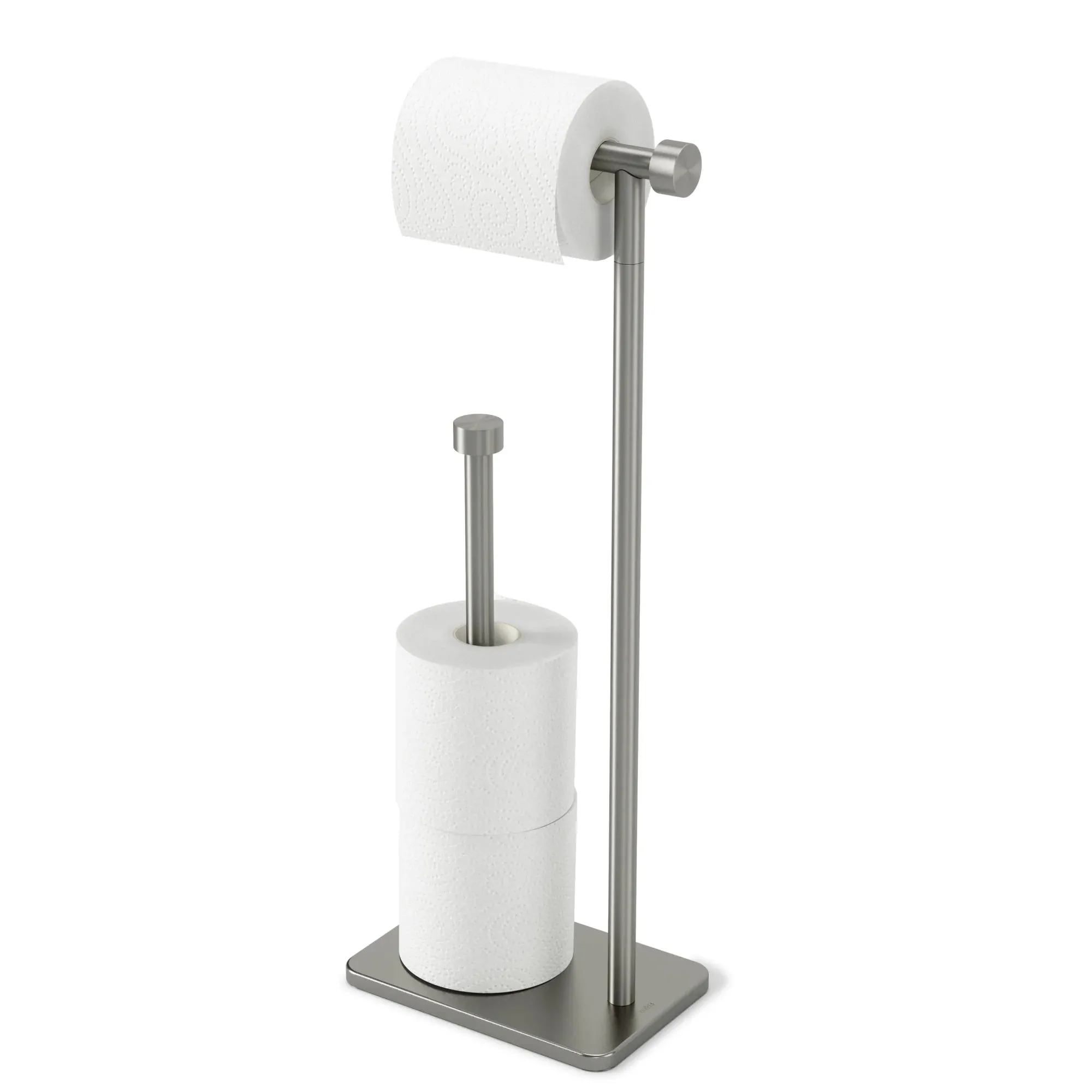 Cappa Toilet Paper Holder & Reserve-Nickle