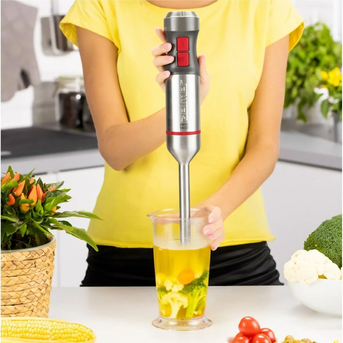 Cup Blender Zelmer ZHB4650 Red metal 1400 W