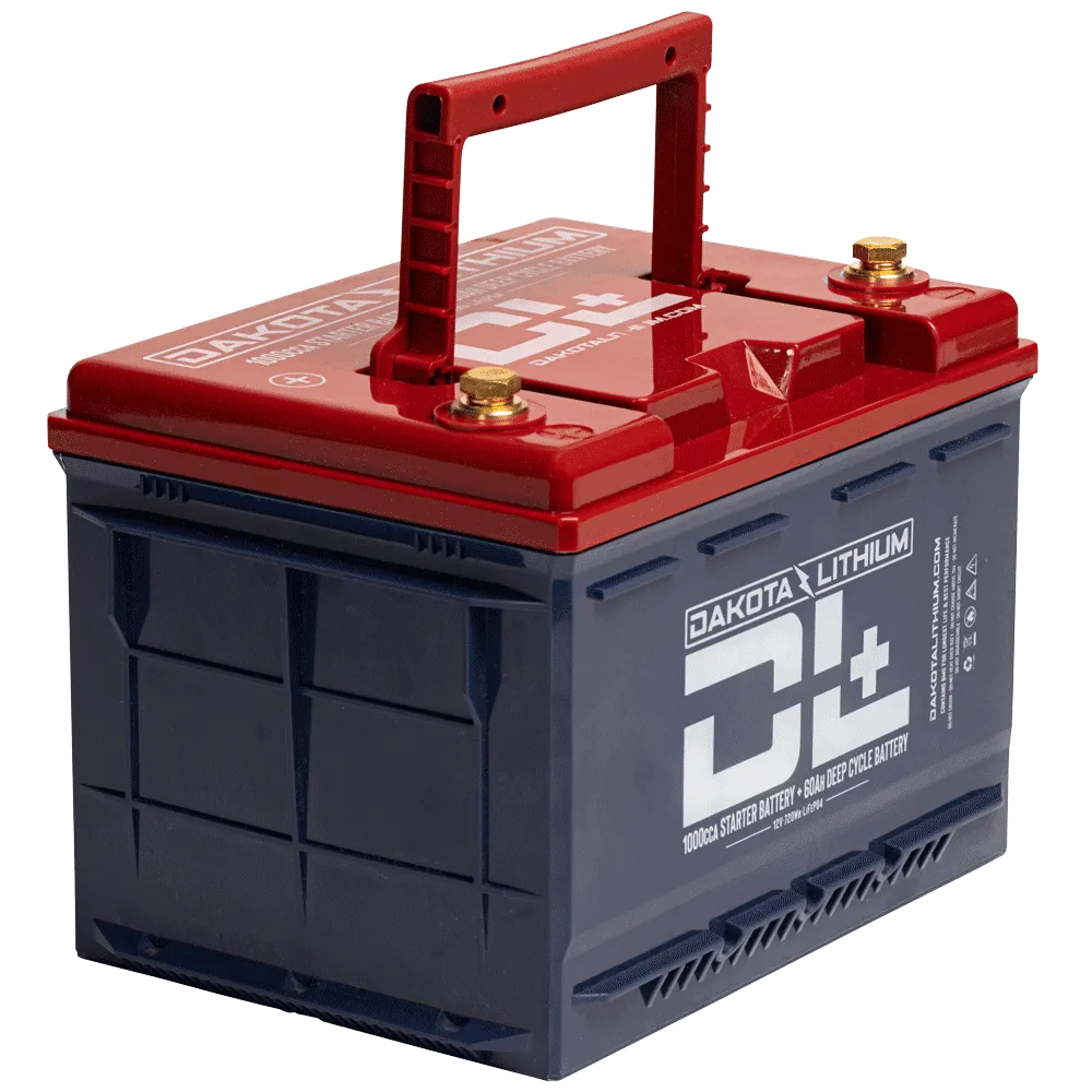 Dakota Lithium - DL  12V 60Ah Dual Purpose 1000CCA Starter Battery Plus Deep Cycle Performance