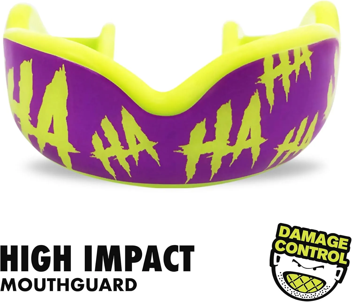DAMAGE CONTROL High-Impact Mouth Guard  Sports Mouthguard for Boxing, Football, Hockey, Lacrosse & Basketball, Protects Teeth & Jaw, Protective Mouthpiece for Adults & Youth