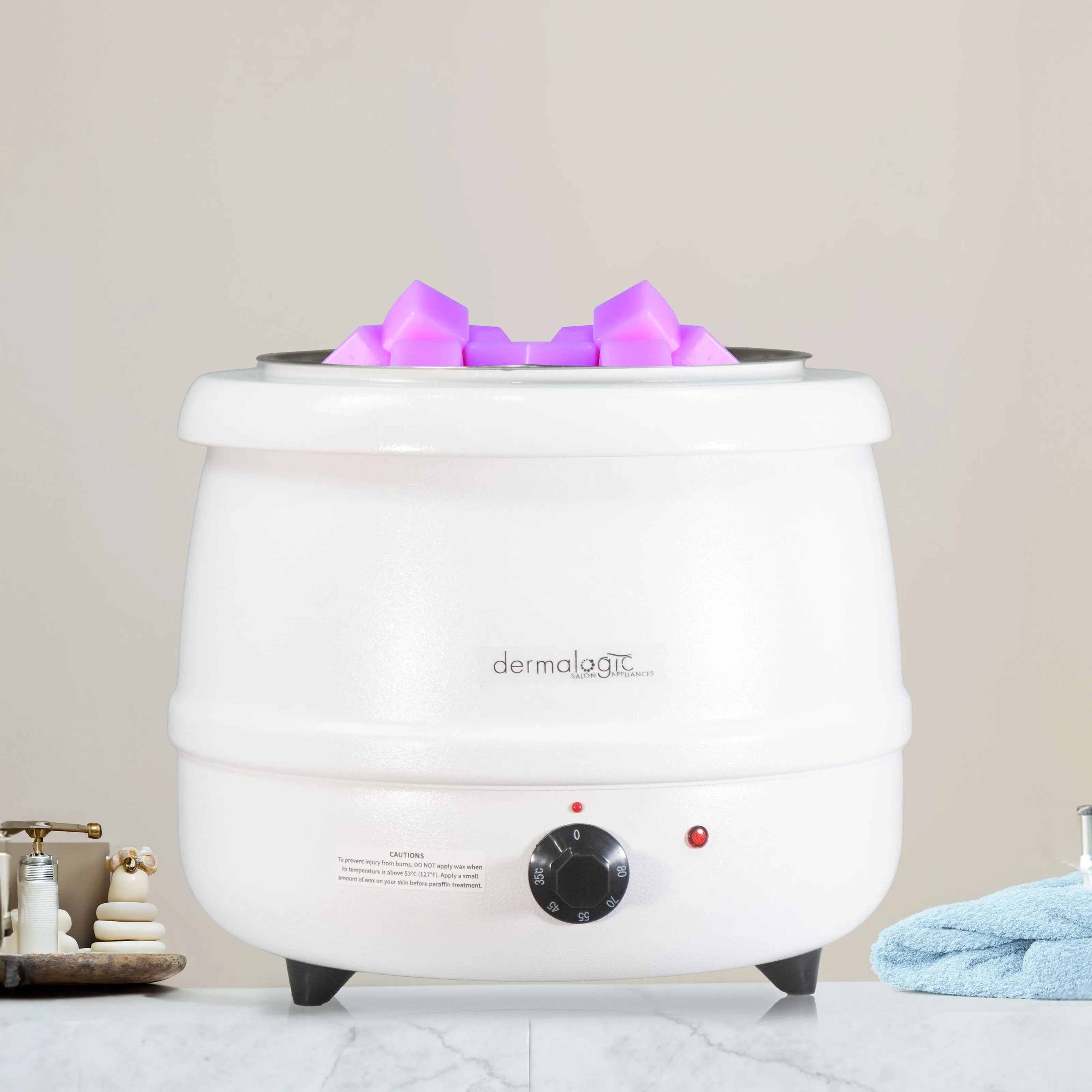 Dermalogic Paraffin Wax Kettle Warmer w/  10.5oz Ladle - 13L