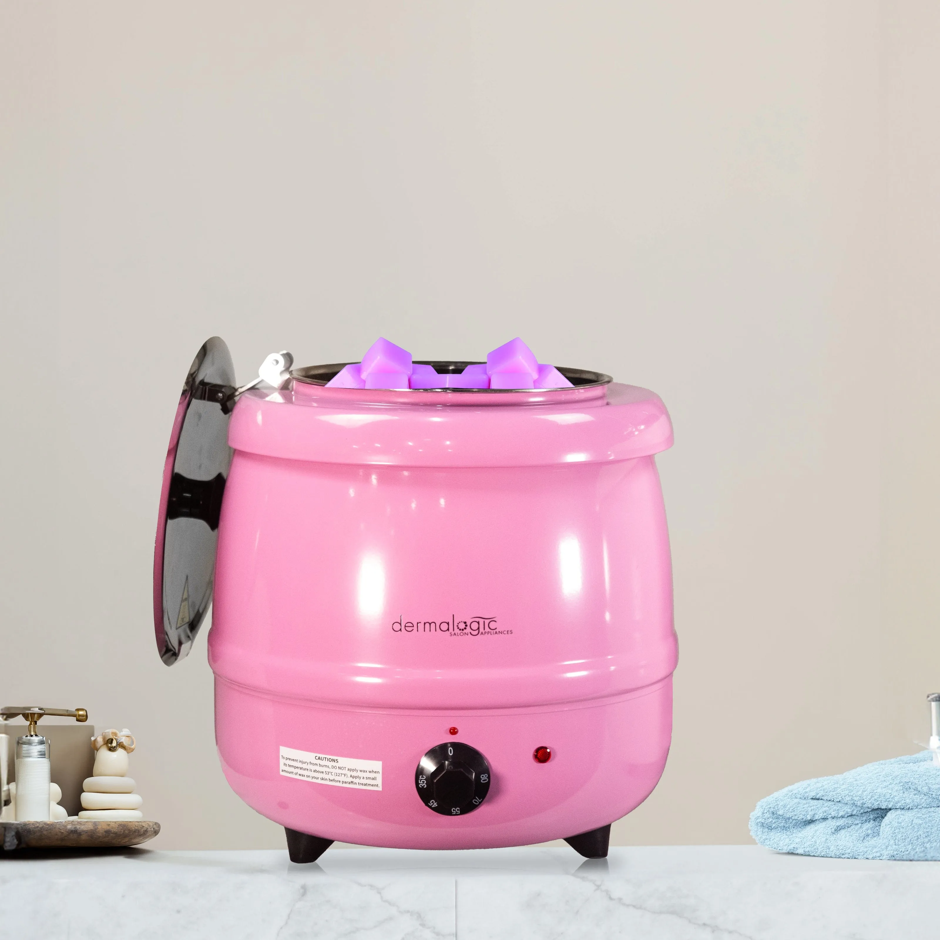 Dermalogic Paraffin Wax Kettle Warmer w/  10.5oz Ladle - 13L