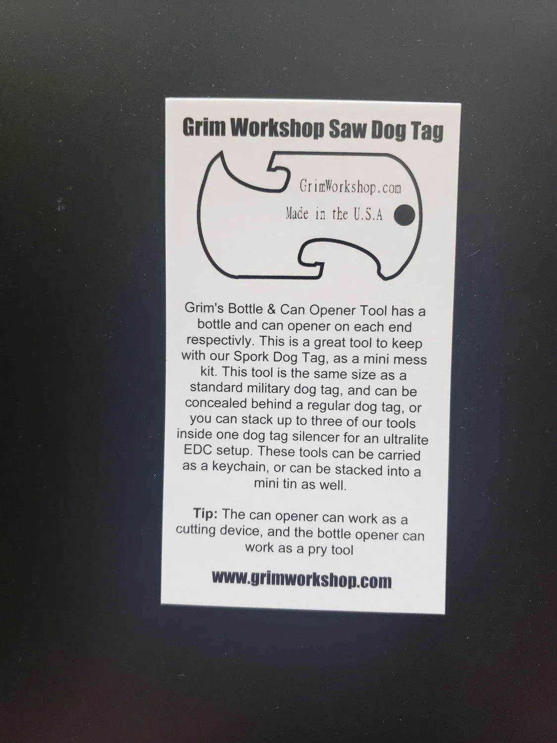 Dog Tag Bottle Opener Necklace and Can Opener
