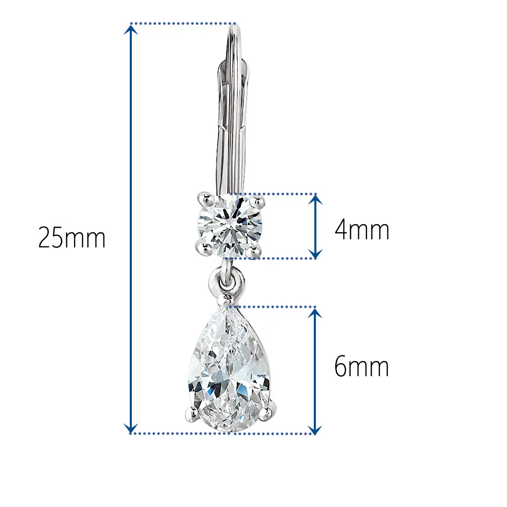 Drop Teardrop Earrings