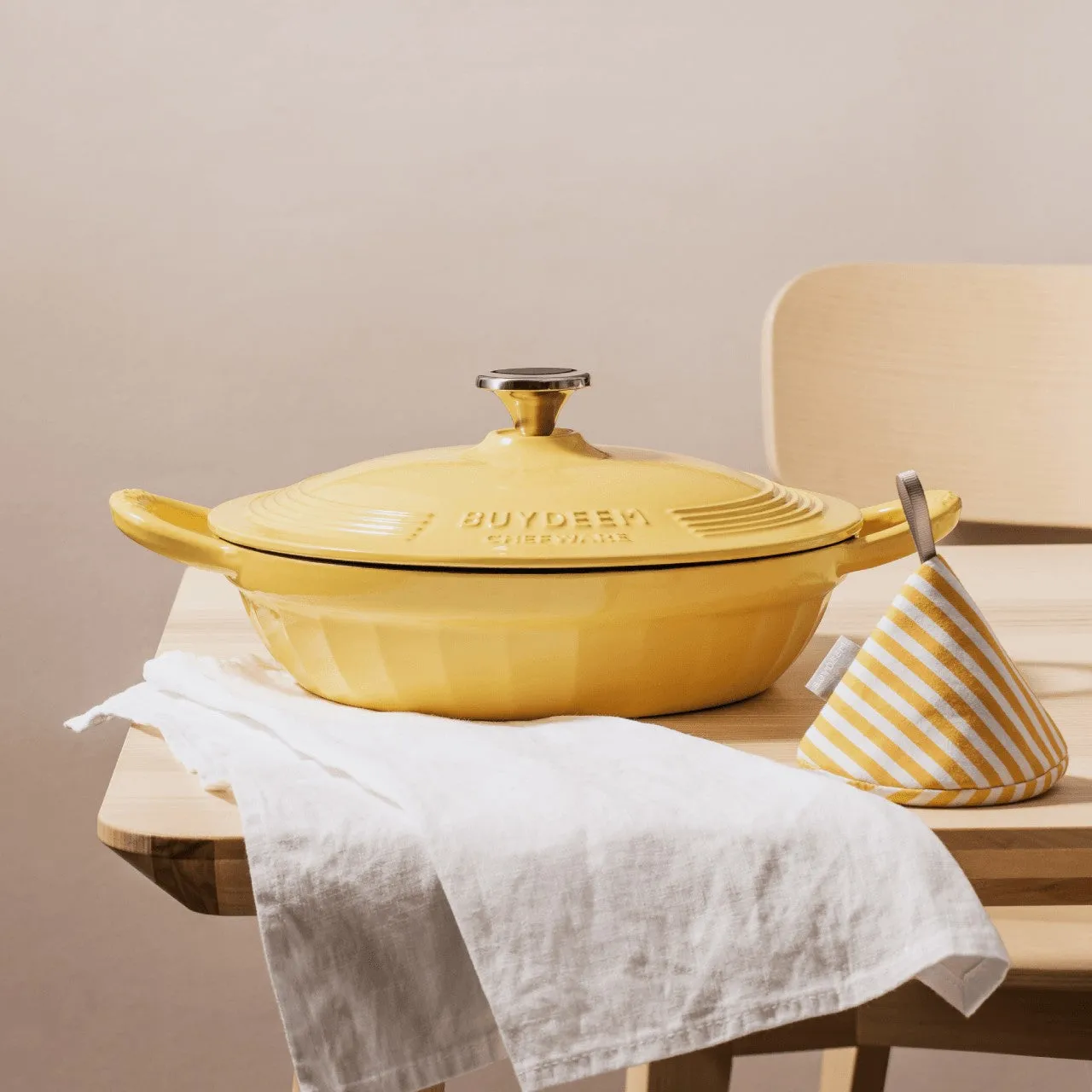 Enameled Cast Iron Dutch Oven 3.5QT
