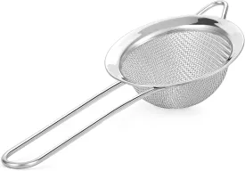 Fine Mesh Strainer - 2.8 Inch Round Sieve - Tea Strainers for Loose Tea, Coffee Strainer, Food Strainer, Juice Strainer, and Much More!
