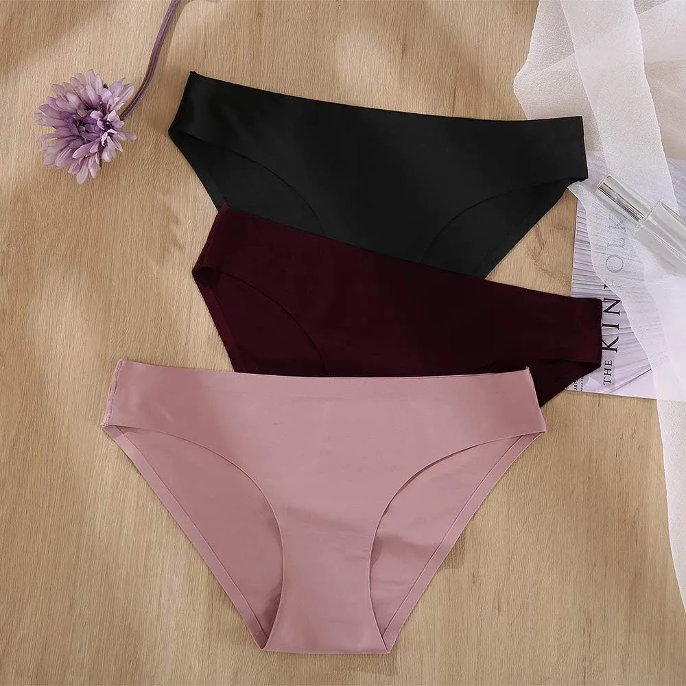 FINETOO 6 Pack Womens Seamless Hipster Underwear No Show Panties Invisibles Briefs Soft Stretch Bikini Underwears XS-XL