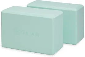 Gaiam Yoga Block - Supportive Latex-Free Eva Foam - Soft Non-Slip Surface with Beveled Edges for Yoga, Pilates, Meditation - Yoga Accessories for Stability, Balance, Deepen Stretches