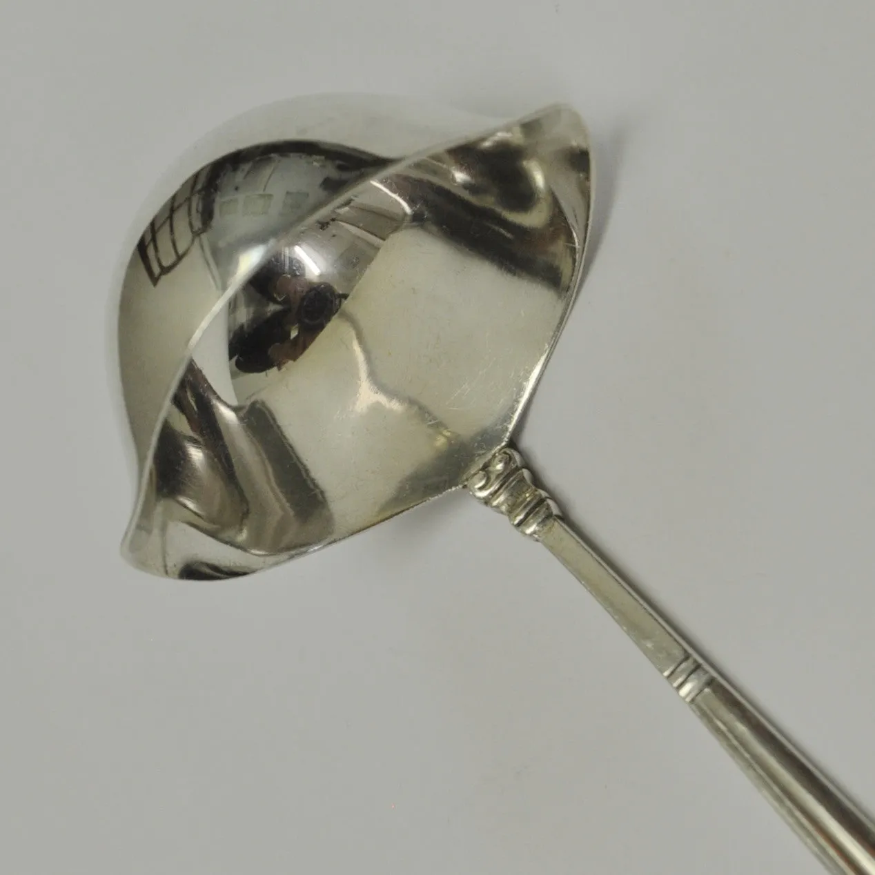 Georg Jenson Danish Sterling Silver Acorn Soup Ladle