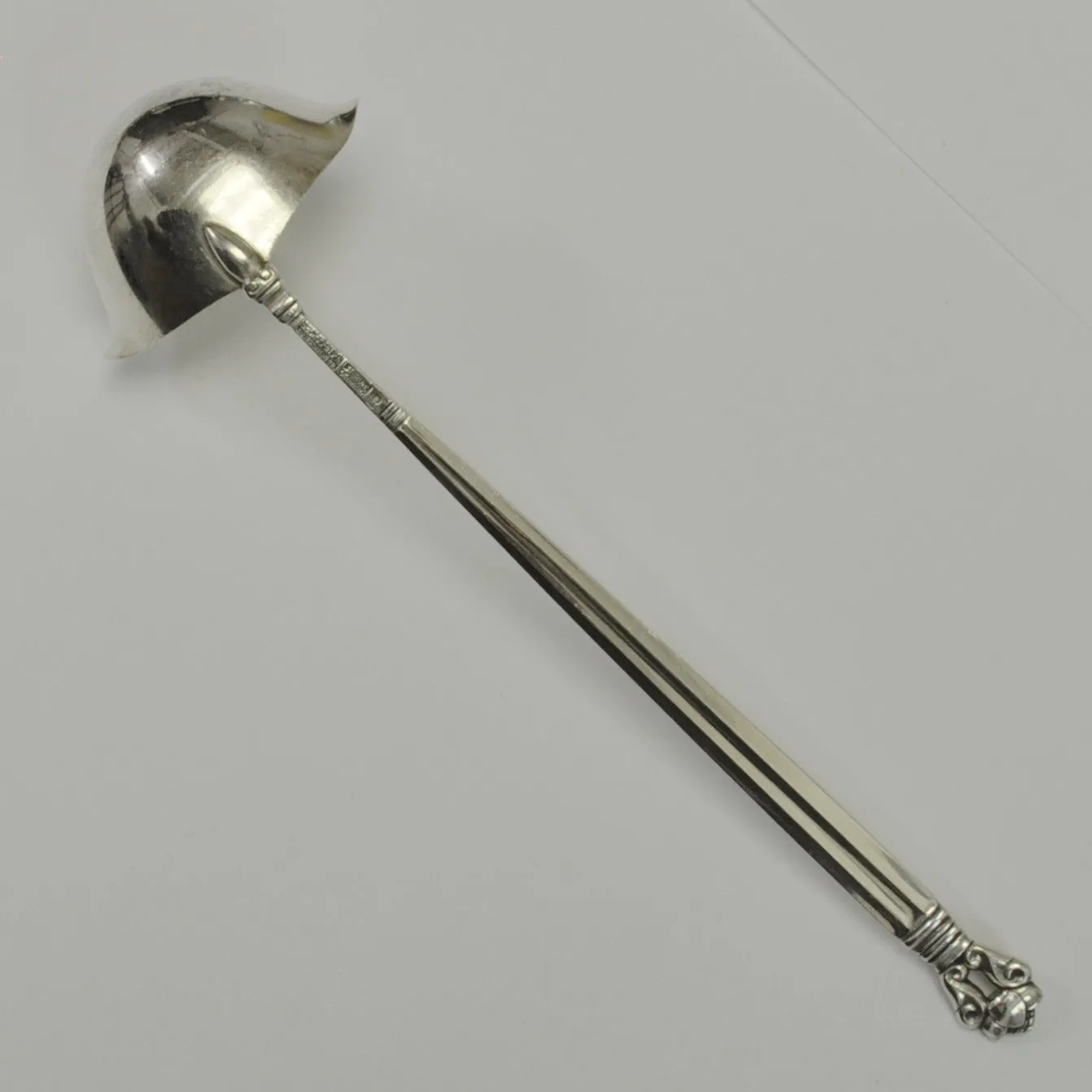 Georg Jenson Danish Sterling Silver Acorn Soup Ladle