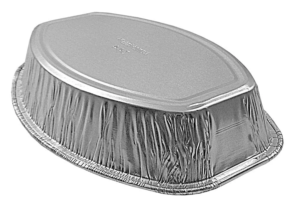 Handi-Foil 8" x 5" Mini-Oval Casserole Pan 200/CS