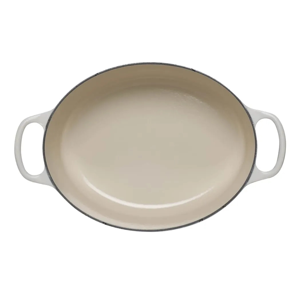 Le Creuset Signature Cast Iron Oval Casserole Cotton (DISC)