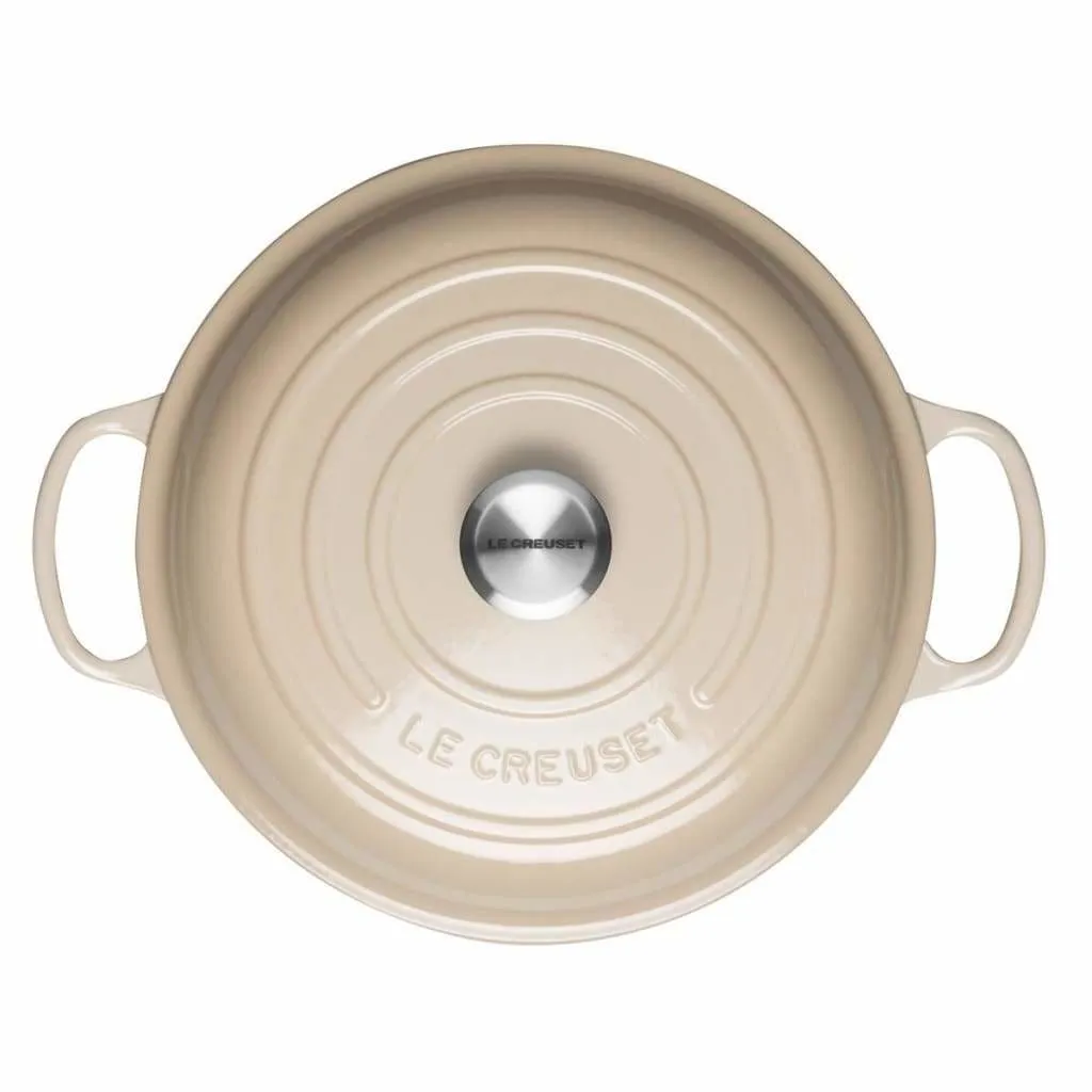 Le Creuset Signature Cast Iron Shallow Casserole Almond