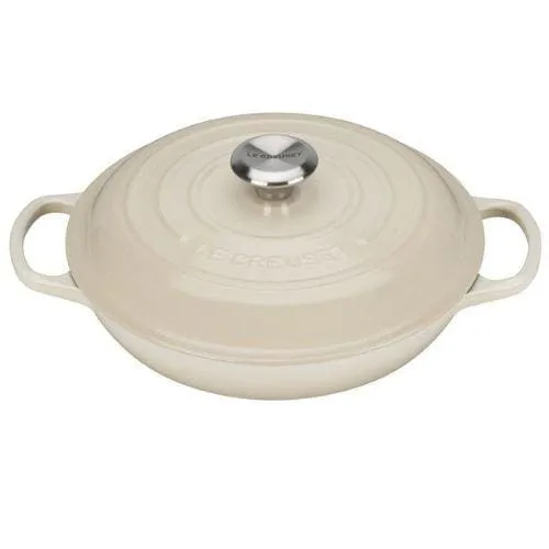 Le Creuset Signature Cast Iron Shallow Casserole Almond