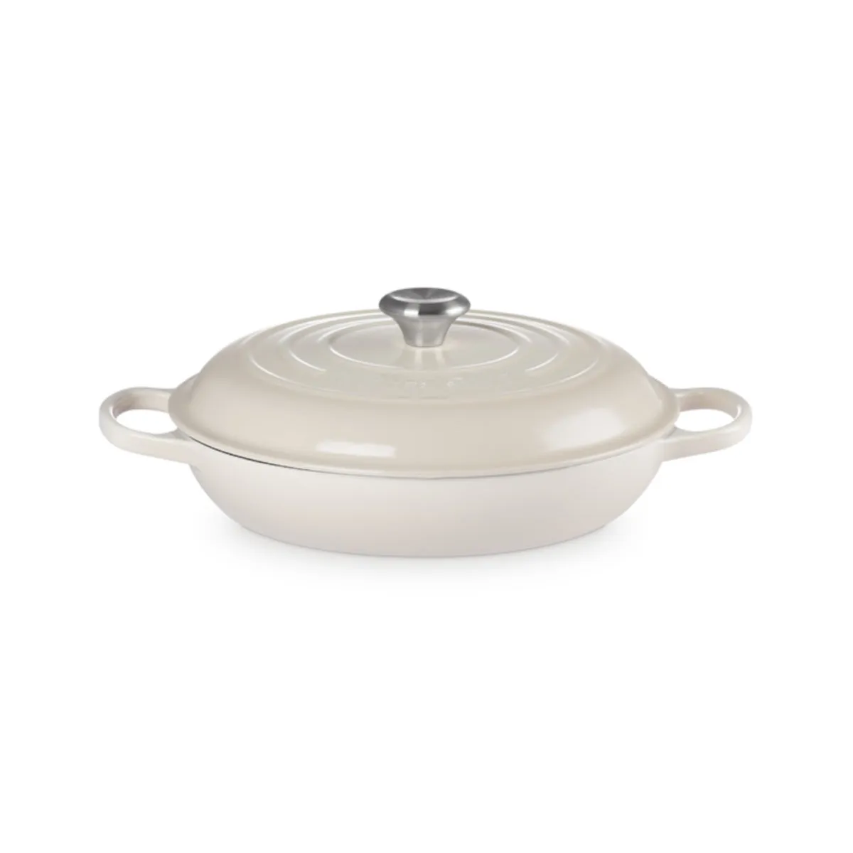 Le Creuset Signature Shallow Casserole Meringue 30cm