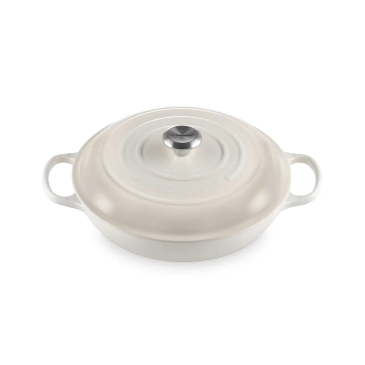Le Creuset Signature Shallow Casserole Meringue 30cm