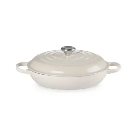 Le Creuset Signature Shallow Casserole Meringue 30cm