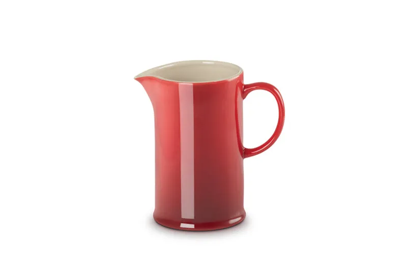 Le Creuset Stoneware Cafetiere with Metal Press 1L Cerise