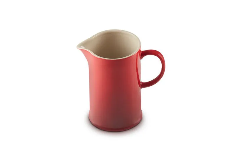 Le Creuset Stoneware Cafetiere with Metal Press 1L Cerise