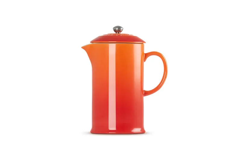 Le Creuset Stoneware Cafetiere with Metal Press 1L Volcanic