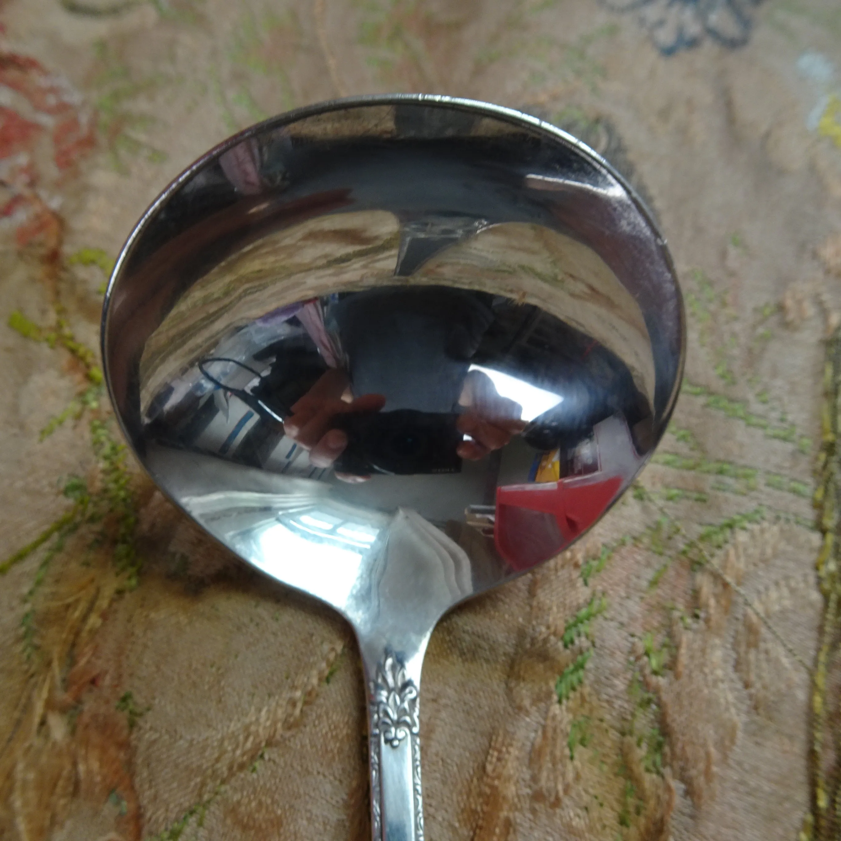 LOVELY Vintage International Silver Serving Ladle, Adoration, 1847 Rogers Bros, Elegant Silver Sauce Ladle, Vintage Flatware, Silver Tableware