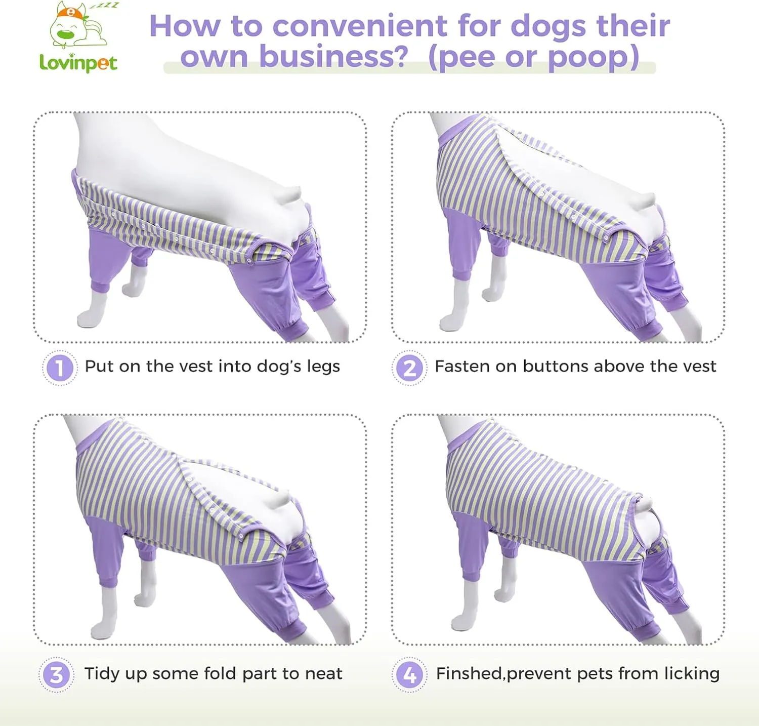 LovinPet Dog Recovery Suit for Large Medium Dogs - Professional Dog Recovery Suit Abdominal Wound Surgical Clothes Post-Operative Vest E-Collar Alternative Cut-Out Design of Abdomen,XXL