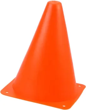 Milisten 12Pcs Soccer Training Cones Durable Obstacles for Outdoor Sports Activities Highly Visible Orange Markers for Football Rugby Basketball and Agility Drills