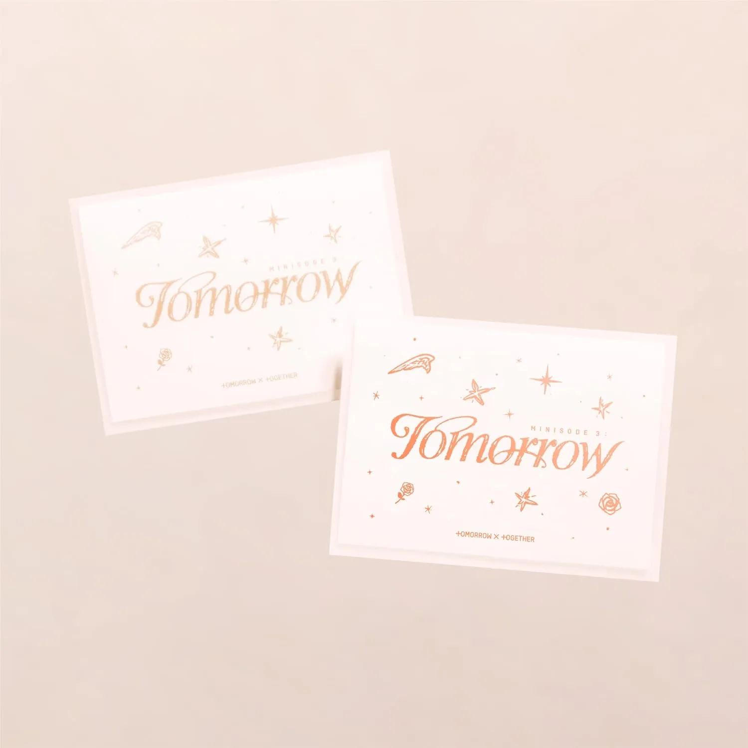 Minisode 3: Tomorrow - Weverse Albums Random Cover Version - incl. Card Holder, Sticker, Stamp Sticker, Photocard A, Photocard B   QR Card