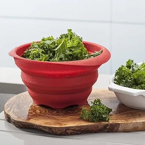 Non-Scratch Collapsible Colander