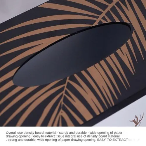 Nordic Style Wooden Tissue Box-Black Hawk(SA2405-25)