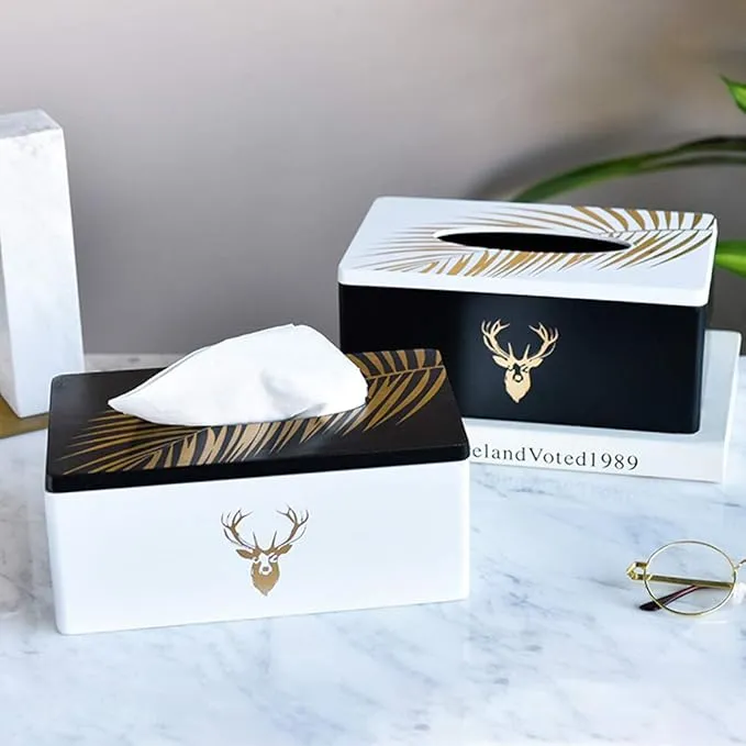 Nordic Style Wooden Tissue Box-Black Hawk(SA2405-25)