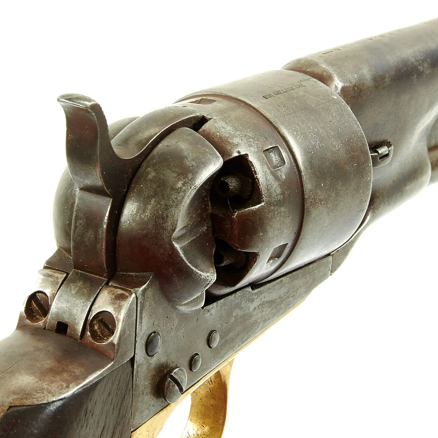 Original U.S. Civil War Colt Model 1860 Army Four Screw Revolver Manufactured in 1861 - Serial No 23625